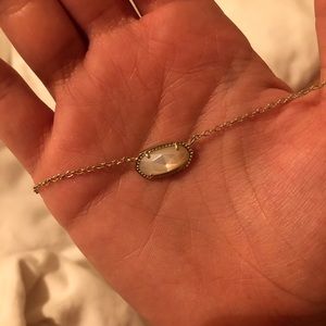Elisa Gold Pendant Necklace | Ivory Pearl